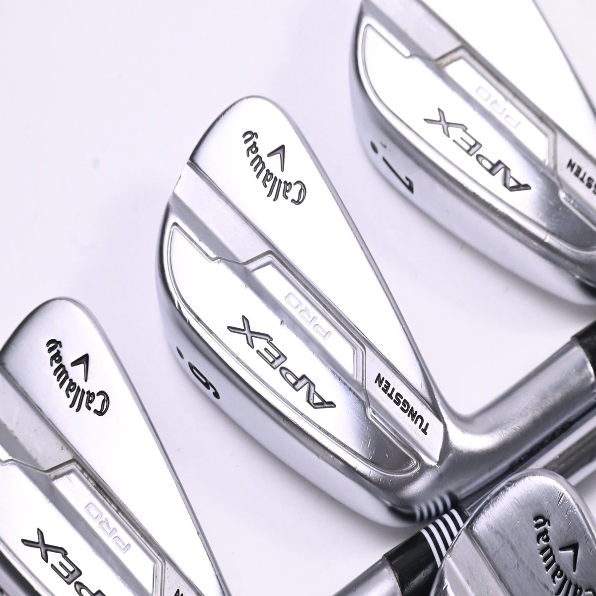 Left Hand Callaway Apex Pro 21 Irons / 5-PW / X-Flex Project X Steel Shafts