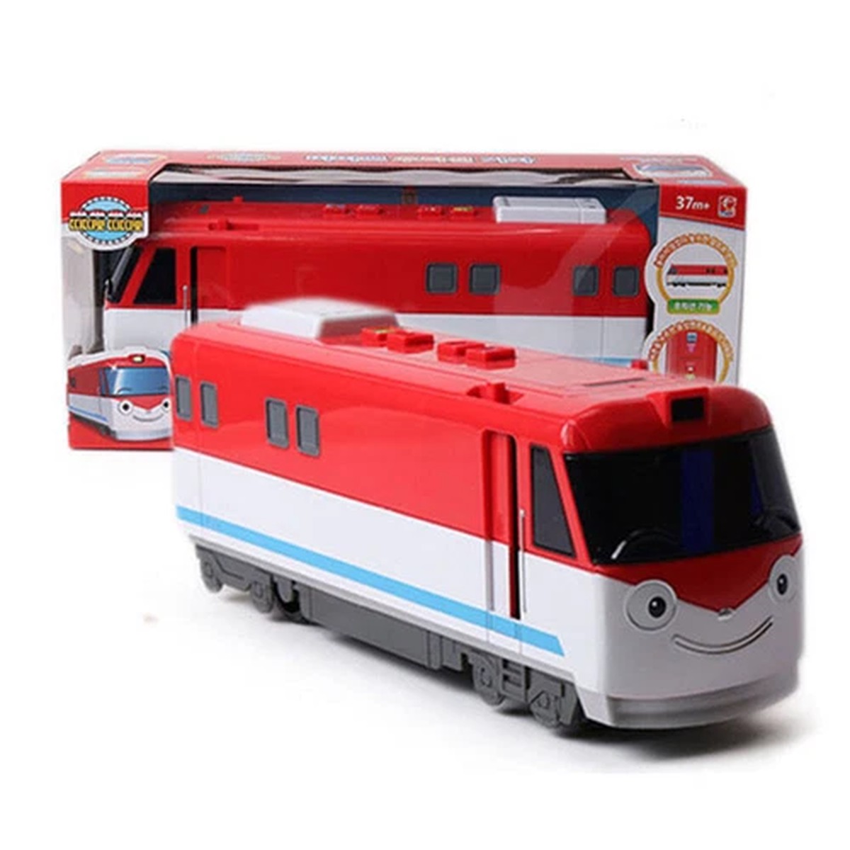 Titipo Train Toy Running by Friction Gear Voice Sound Blinking Headlight