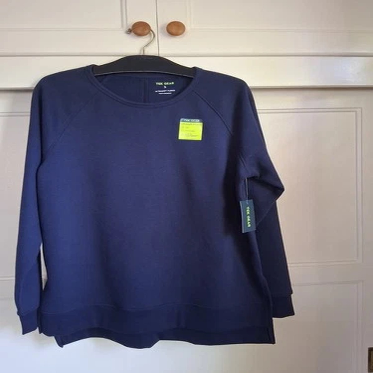 Womens Tek Gear Ultrasoft Fleece Sweatshirt, S, Long Sleeve, Color: Navy Romance