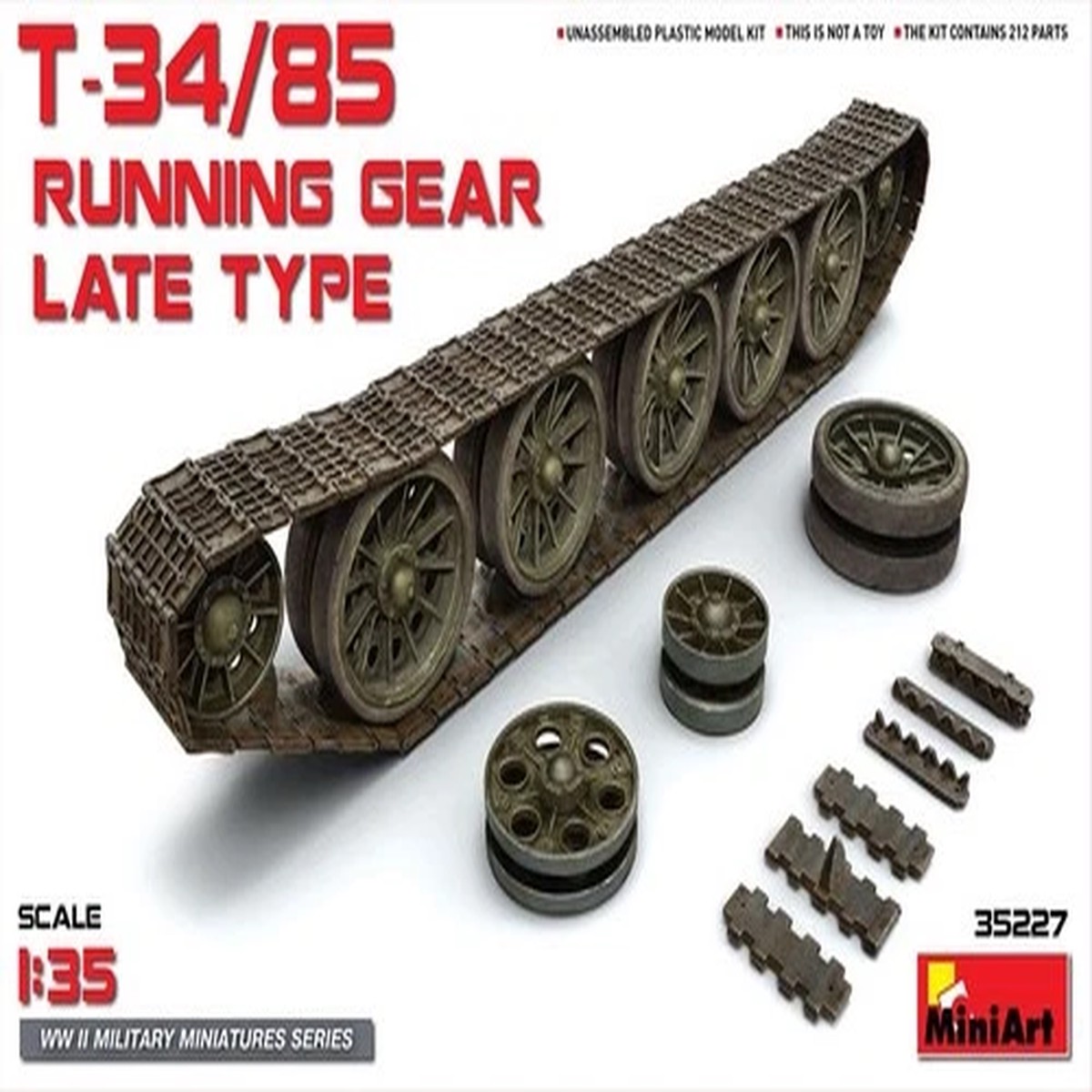1:35 Miniart T-34/85 Running gear late type Kit MIN35227 Model
