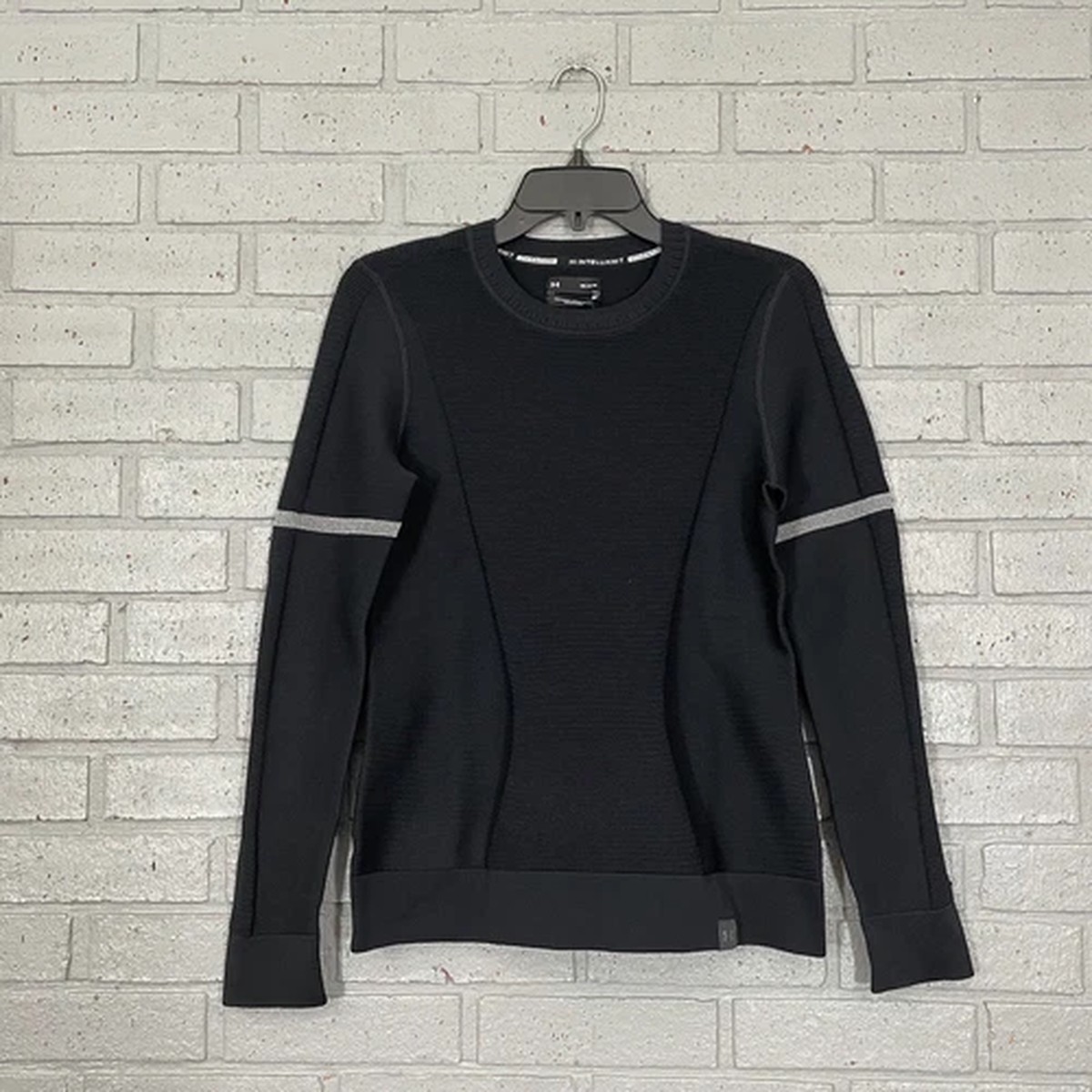 $100 Womens Size M Under Armour UA Intelliknit Phantom 2.0 Crewneck Pullover