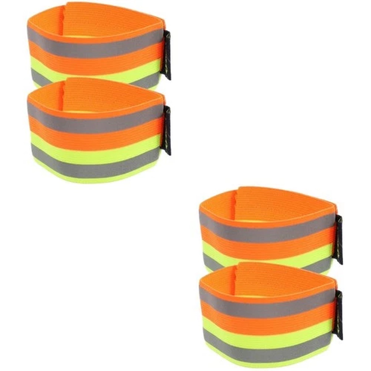 2 Count Reflective Running Gear Outdoor Walking Safety Wristband